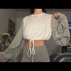 cropped long sleeve